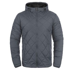 Chaqueta Acolchada Gruesa de Invierno Impermeable y Cálida para Hombre con Bolsillos Delanteros, Logotipo Personalizado OEM Impreso, Alta Calidad - Product Image 3