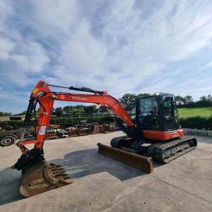 Mini-pelle U50-5 Kubota authentique Machines d'origine d'occasion Poids en ordre de marche de 3 tonnes Moteur de pompe à boîte de vitesses Mitsubishi-Noyau inclus - Product Image 4