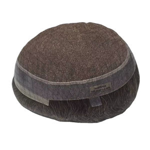 Perruque en cheveux humains de modèle australien, cheveux bruts, Remy, indien, prothèse, toupet, Taz Hair BD - Product Image 1