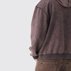 Sweat à capuche surdimensionné personnalisé pour homme en molleton de coton Pull confortable Streetwear Mode Sweat à capuche surdimensionné - Product Image 6