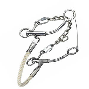 Bocados para Caballos de Calidad Profesional, Hackamore Ecuestre de Acero Inoxidable, Reutilizables, Personalizables, Tamaños y Colores a Medida, Opción de Logotipo OEM, Marca - Product Image 4