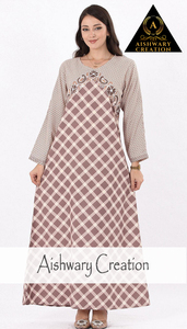 Vestido Midi de Algodón Orgánico 100% Diseñado a Medida, Elegante Túnica Maillard con Capas y Volantes, Cómodo y Holgado, Venta al por Mayor - Product Image 4