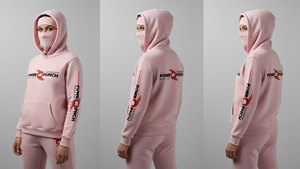 Sweat à capuche unisexe à fermeture éclair intégrale avec cornes, polaire d'hiver respirant, vêtements de sport d'extérieur pour hommes et femmes - Product Image 2