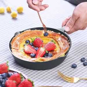 Sartén <span class=keywords><strong>de</strong></span> <span class=keywords><strong>Hierro</strong></span> <span class=keywords><strong>Fundido</strong></span> Nitrurado Líquido, Nueva, <span class=keywords><strong>de</strong></span> Fábrica, Antiadherente, para Hornear y Cocinar en la Cocina, con Certificado - Product Image 3