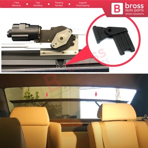 BDP143 Rear <b>Window</b> Sun <b>Shade</b> Blind Curtain Brackets for E38 E39 E46 E60 E65 E66 E67 Vectra C - Product Image 5
