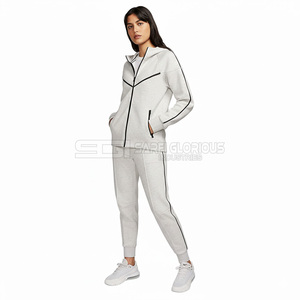 Nouveauté 2024, survêtement d'hiver brillant pour hommes et femmes, tendance, meilleure qualité, coupe-vent, ensembles de mode promotionnels - Product Image 6