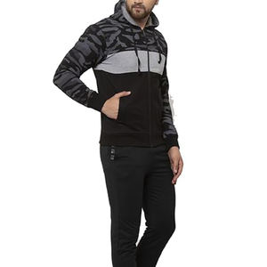 Prix bas, design camouflage, respirant, nouveau design, survêtement pour homme, fermeture éclair intégrale, ensemble sweat-shirt deux pièces pour homme - Product Image 3