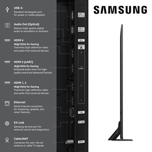 Téléviseur intelligent Mini LED 4K de 115 pouces, système Android, gamme dynamique IA, compatible jeux, pour usage domestique et hôtelier, vision HD, assistant vocal - Product Image 5