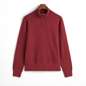 Sweat-shirt à demi-zip 1/4, nouveau design personnalisé, ensembles de jogging unisexes, sweat-shirt à demi-zip en côtes Sacker - Product Image 3