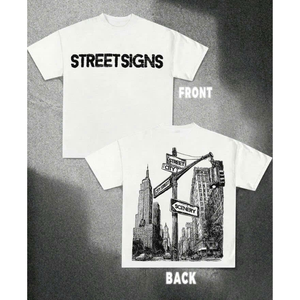 เสื้อยืดแฟชั่นพอดีตัวสำหรับผู้ชายพิมพ์ลายพัฟโลโก้ที่กำหนดเองระบายอากาศผ้าฝ้าย OEM OEM พร้อมสวมใส่สตรีทแวร์ที่ใช้งานอยู่ - Product Image 1