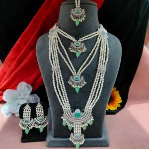 Ensemble de pendentifs en perles de pierre de diamant américain Perles de qualité pour le glamour moderne et l'élégance classique à la mode Unique - Product Image 4