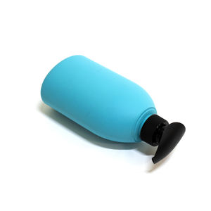 Bouteille de lotion en plastique pour le corps souple noir de luxe de haute qualité de 500ml avec joint de pompe à mousse Emballage cosmétique de luxe unique en gros - Product Image 4