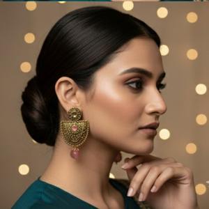 เครื่องประดับหรูหราเก่าแก่เก่าแก่5.5ซม. ดีไซน์ใหม่พร้อมด้วยงานฝีมือแท้เหมาะสำหรับผู้หญิงทุกวัน - Product Image 2