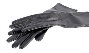 Guantes de piel de cordero suave para mujer, guantes cálidos a la moda - Product Image 3