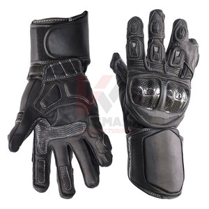 Gants de course d'été de moto haut de gamme gants de moto en cuir véritable de qualité A + hommes vêtements de course automobile de qualité supérieure respirants - Product Image 1