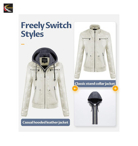 Chaqueta acolchada de invierno OEM hecha a medida para mujer, ropa acolchada de algodón con capucha cálida, chaquetas de invierno ajustadas, abrigos para mujer, precio barato - Product Image 5