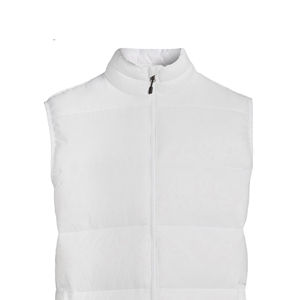 2025 nouveauté bas prix hommes rembourré gilet respirant léger personnalisé Logo impression hommes matelassé gilet OEM Service - Product Image 5