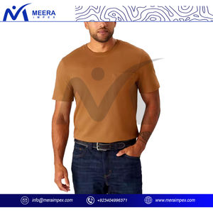 เสื้อยืดคอกลมผ้าฝ้ายผู้ชายแบบพรีเมี่ยม | แขนสั้นระบายอากาศ | สวมใส่สบายน้ำหนักเบาสำหรับสวมใส่ในชีวิตประจำวัน - Product Image 3