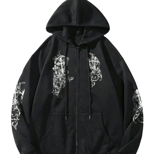 New Arrival Custom Pullover Rhinestone Solid Hoodie 100% Cotton Winter Thermal <b>Waterproof</b> High Quality Casual Wear - Product Image 1