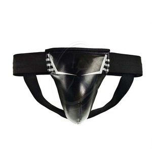 PU Leather Crotch Protector <b>GROIN</b> <b>GUARD</b> with Breathing Hole Taekwondo Katrate Boxing <b>Mma</b> S L Kids Adult Jockstrap - Product Image 1