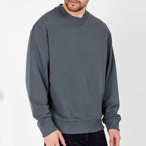 Sudaderas Personalizadas de Alta Calidad, Suaves, 100% Algodón, Felpa, Hombros Caídos, Cuello Redondo, Talla Grande, 400 g/m², Acanaladas, para Hombre - Product Image 5