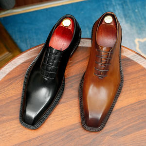 Chaussures de bureau en cuir véritable pour hommes avec semelle extérieure résistante à l'usure et semelle intérieure respirante, chaussures formelles - Product Image 5