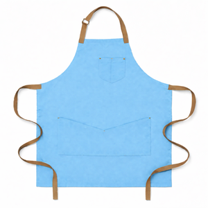 Tablier personnalisé en toile de lin robuste et réutilisable, faible MOQ, avec nom, photo, texte, logo, réglable, pour cuisine, chef, hommes et femmes - Product Image 5