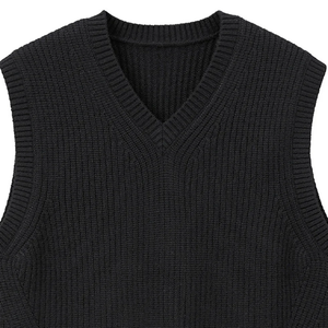 Wholesale Custom Logo <b>Men's</b> V-Neck Cable Knit Cricket Breathable <b>Vest</b> <b>Sweater</b> Casual Winter Wear Sleeveless Print Pattern - Product Image 6