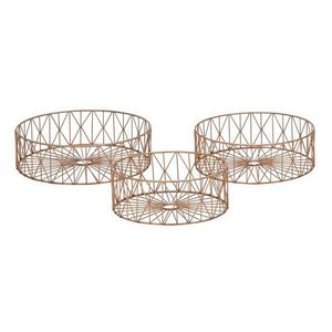 Cesta de Frutas y Cubo de Metal Color Dorado con Diseño de Piña, Accesorios de Cocina Modernos y Contemporáneos para Mesa - Product Image 6