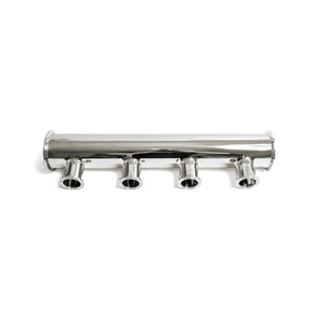 Colector de conexión Tri-Clamp modelo 7188 Inox Italia de tamaño personalizable para aplicaciones sanitarias y farmacéuticas - Product Image 2