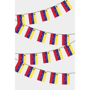 Rectangular Venezuelan Flag Party <b>Banners</b> Guirlande De Drapeaux - Product Image 1