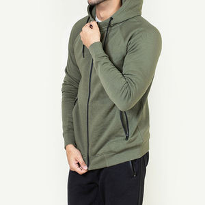 Top Trending Custom Logo Hombres de alta calidad de algodón con cremallera Sudadera con capucha Custom Gym Ejercicio Streetwear Sudadera con capucha de gran tamaño para hombres - Product Image 1