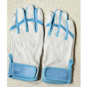 Guantes de Bateo de Cuero, Duraderos, Transpirables, para Béisbol/Sóftbol, para Adultos, Regalo para Jugadores - Product Image 3