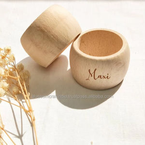 <b>Wooden</b> Napkin Ring Best Quality <b>Top</b> Selling Handmade Diningaccessory Dining <b>Table</b> Decor for Home Kitchen Use - Product Image 4