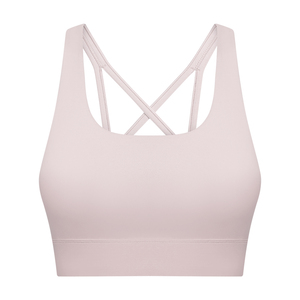 Soutien-gorge de sport sans fil personnalisé à maintien élevé pour femmes soutien-gorge de Fitness sans couture rembourré pour yoga à impact - Product Image 1
