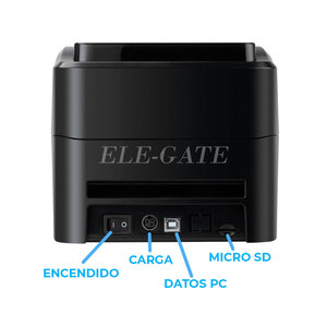 ELE-GATE Black and <b>White</b> Thermal Barcode Label <b>Printer</b> with 300DPI Resolution Ethernet Connectivity Office Usage - Product Image 4