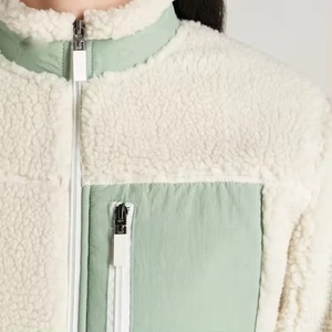Ventes en gros de vestes d'hiver imperméables à fleurs, à manches longues, en polaire polaire, personnalisées, à fermeture éclair intégrale, grande taille, respirantes - Product Image 3