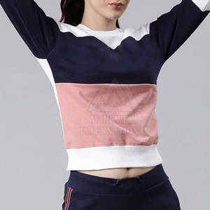 Venta al por mayor Sudadera superventas Logotipo personalizado Cuello redondo Tamaño personalizado Jersey Mujer Sudadera - Product Image 5