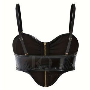 Sujetador de Cuero Personalizado para Mujer, Talla Grande, Ligero, de Alta Sujeción, Corte Moderno, Cómodo para Uso Diario, con Logotipo Frontal - Product Image 5