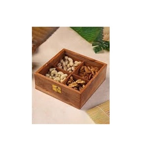 Impresionantes accesorios de caja de joyería de madera de Color marrón forma cuadrada Relojes Joyería y gafas diseño único - Product Image 3