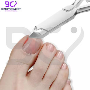 Heavy-Duty Curved Blade Nail Clippers for Thick Nails Back-<b>Lock</b> Toenail Clippers Stainless Steel Podiatry Nippers - Product Image 5