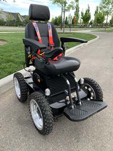 NEW Handicapped Foldable <b>Electric</b> <b>Wheelchair</b> Heavy Duty 40 Miles-2 Battery 550lbs -1000W Anti-Rollback Lock - Product Image 4