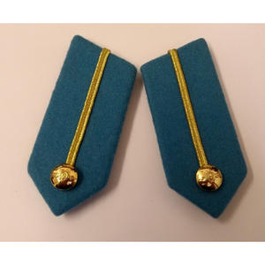 BDF Brigadier Gorgets <b>Gold</b> Braided Insignia & Decorative Border With Clip Back CEREMONIAL BAND HIGH CLASS GORGET COLLAR PATCHES - Product Image 5