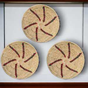 Elegante Natural lindo bambú hecho a mano ecológico Seagrass colgante de pared para el hogar Hotel restaurante decoración de pared a los mejores precios - Product Image 4