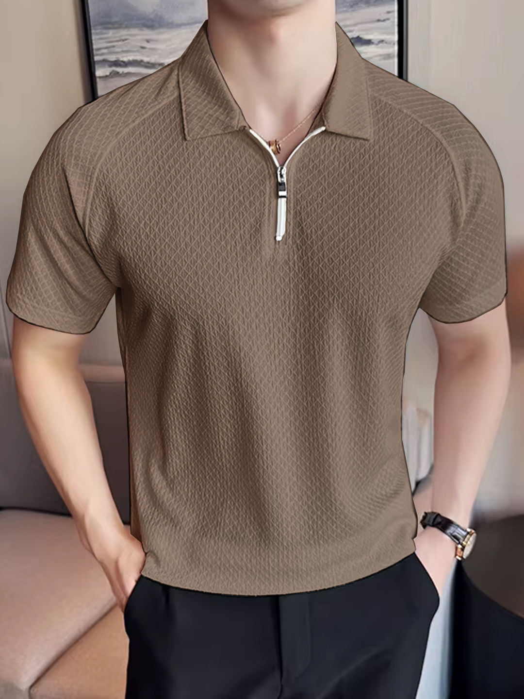 สีน้ำตาล