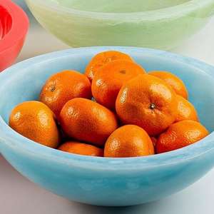 Juego de mesa de resina artesanal moderna, cuencos y platos de comedor hechos a mano con conciencia ecológica para mesas de bodas y eventos - Product Image 1