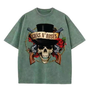 T-shirt surdimensionné en coton 100% de qualité supérieure, broderie de logo personnalisée, impression par sublimation, design de haute qualité, streetwear unisexe vintage - Product Image 3