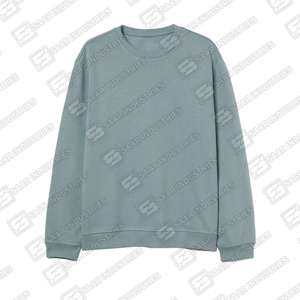 Best Selling Men's Cotton <b>Fleece</b> <b>Sweatshirt</b> In Gray Color For Men With Custom Logo Heavy Duty Crew Neck Collar <b>Sweatshirts</b> - Product Image 1