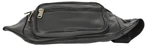 Riñonera genuino de cuero negro, cuero puro - Product Image 4