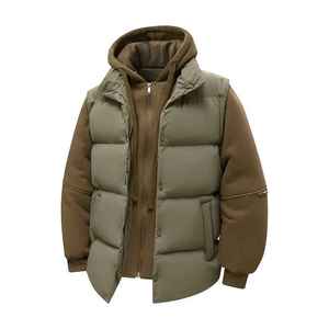 Veste rembourrée à capuche automne hiver hommes épais chaud bouffant pour Camping en plein air marque OEM Service - Product Image 6